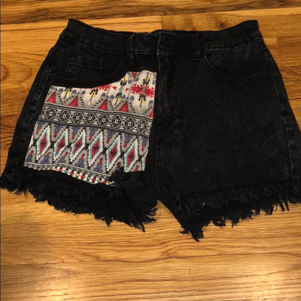 High Waisted Festival Jean Shorts